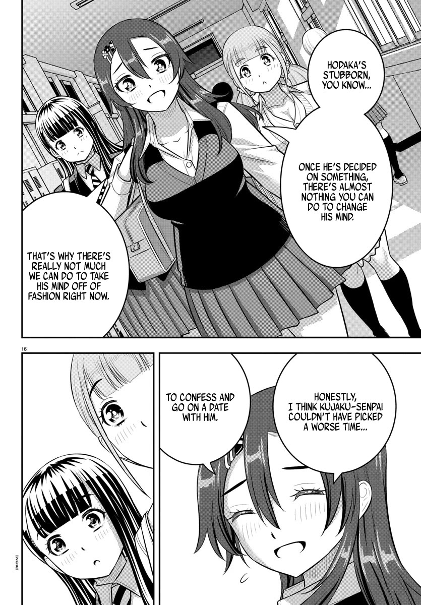 Yankee JK KuzuHana-chan Chapter 214 page 16 - Chapter 214: Attack on the Student Council