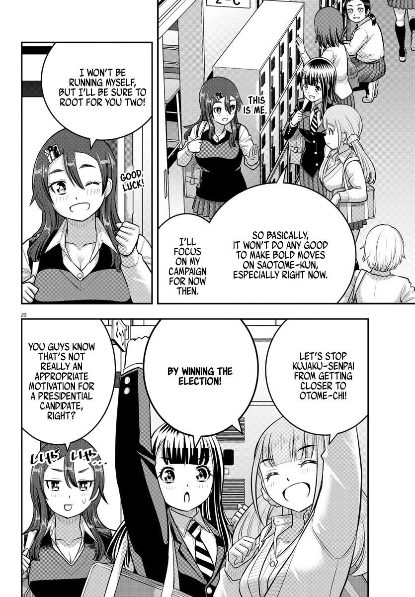 Yankee JK KuzuHana-chan Chapter 214 page 20 - Chapter 214: Attack on the Student Council