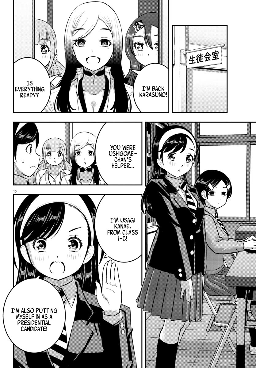 Yankee JK KuzuHana-chan Chapter 215 page 10 - Chapter 215: Motershiro High Student Council Presidential Candidates Announcement