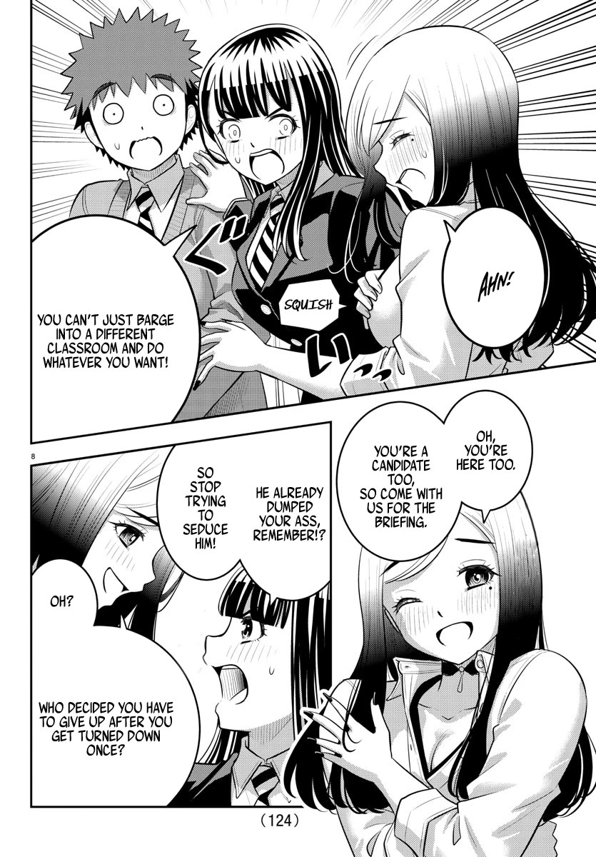 Yankee JK KuzuHana-chan Chapter 215 page 8 - Chapter 215: Motershiro High Student Council Presidential Candidates Announcement