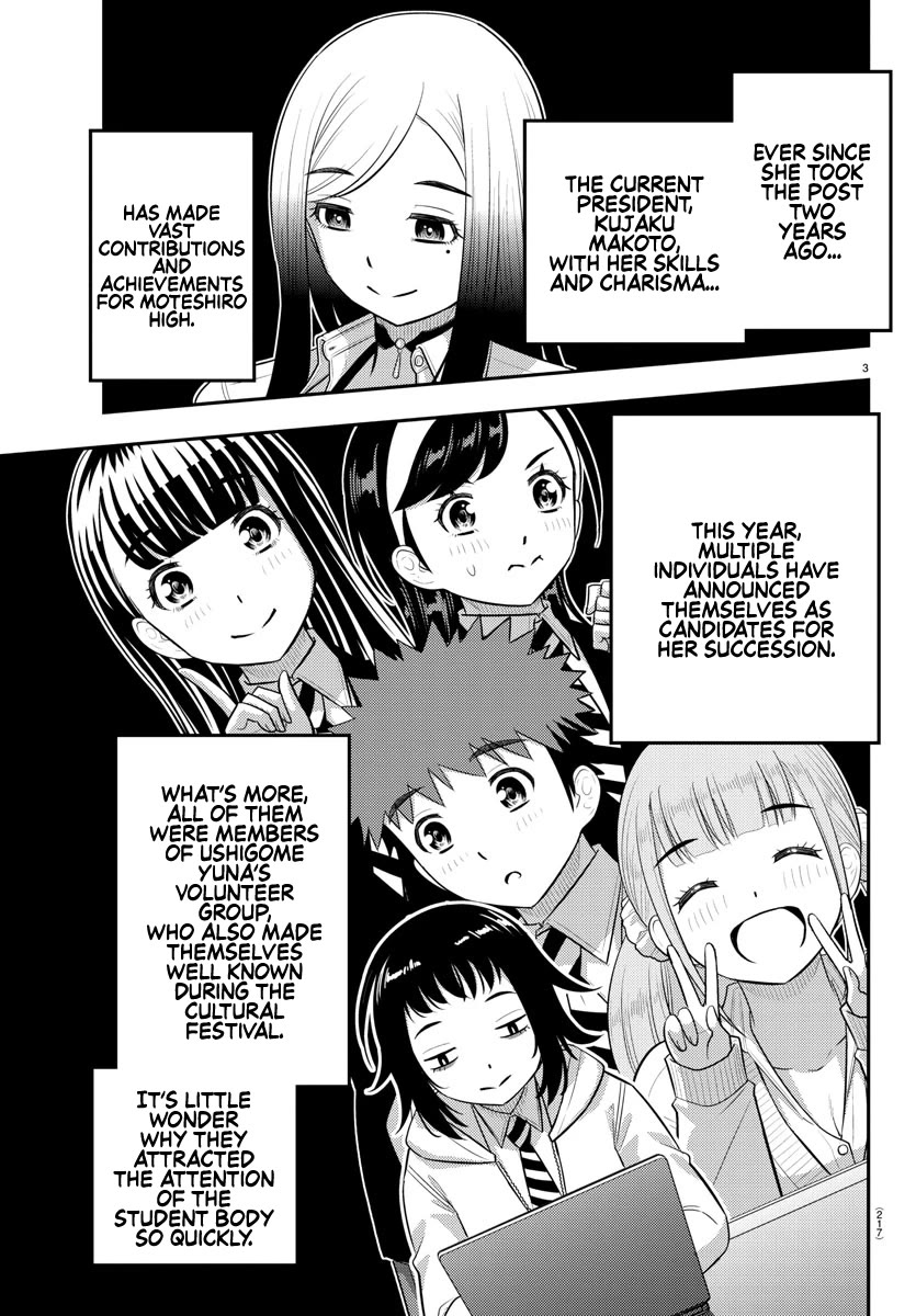 Yankee JK KuzuHana-chan Chapter 216 page 3 - Chapter 216: Show your colors