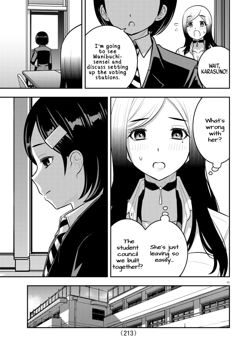 Yankee JK KuzuHana-chan Chapter 217 page 11 - Chapter 217: My Partner's Feelings