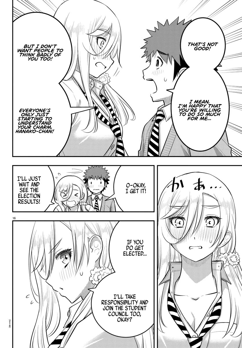 Yankee JK KuzuHana-chan Chapter 217 page 16 - Chapter 217: My Partner's Feelings