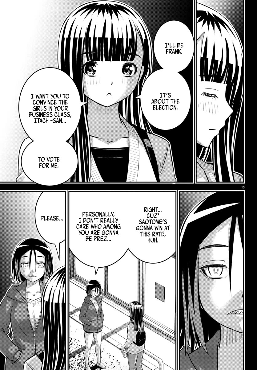 Yankee JK KuzuHana-chan Chapter 218 page 12 - Chapter 218: The New Student Council President