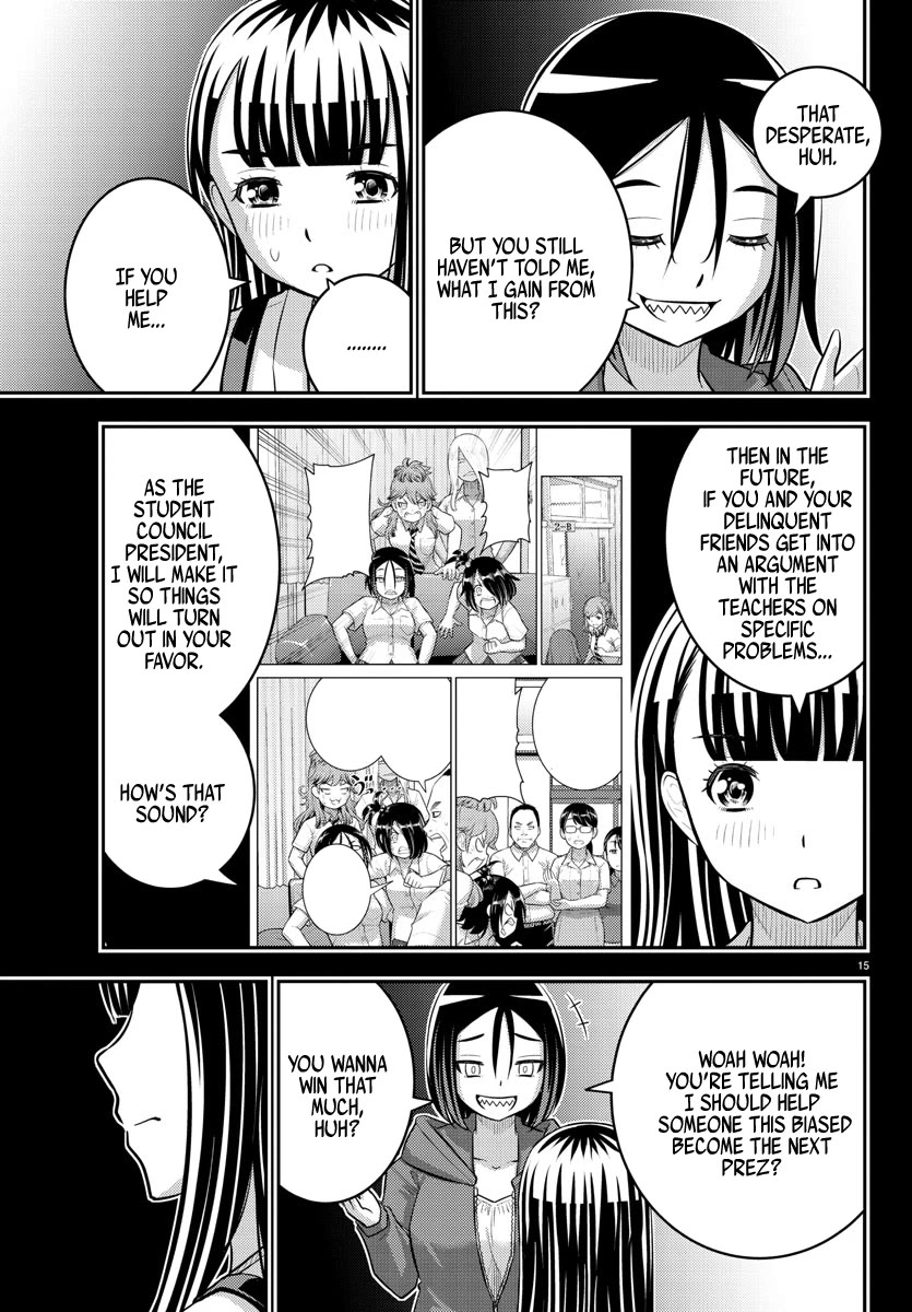 Yankee JK KuzuHana-chan Chapter 218 page 14 - Chapter 218: The New Student Council President