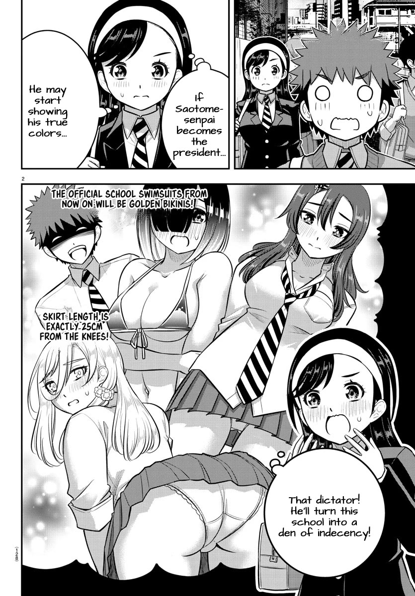 Yankee JK KuzuHana-chan Chapter 218 page 2 - Chapter 218: The New Student Council President