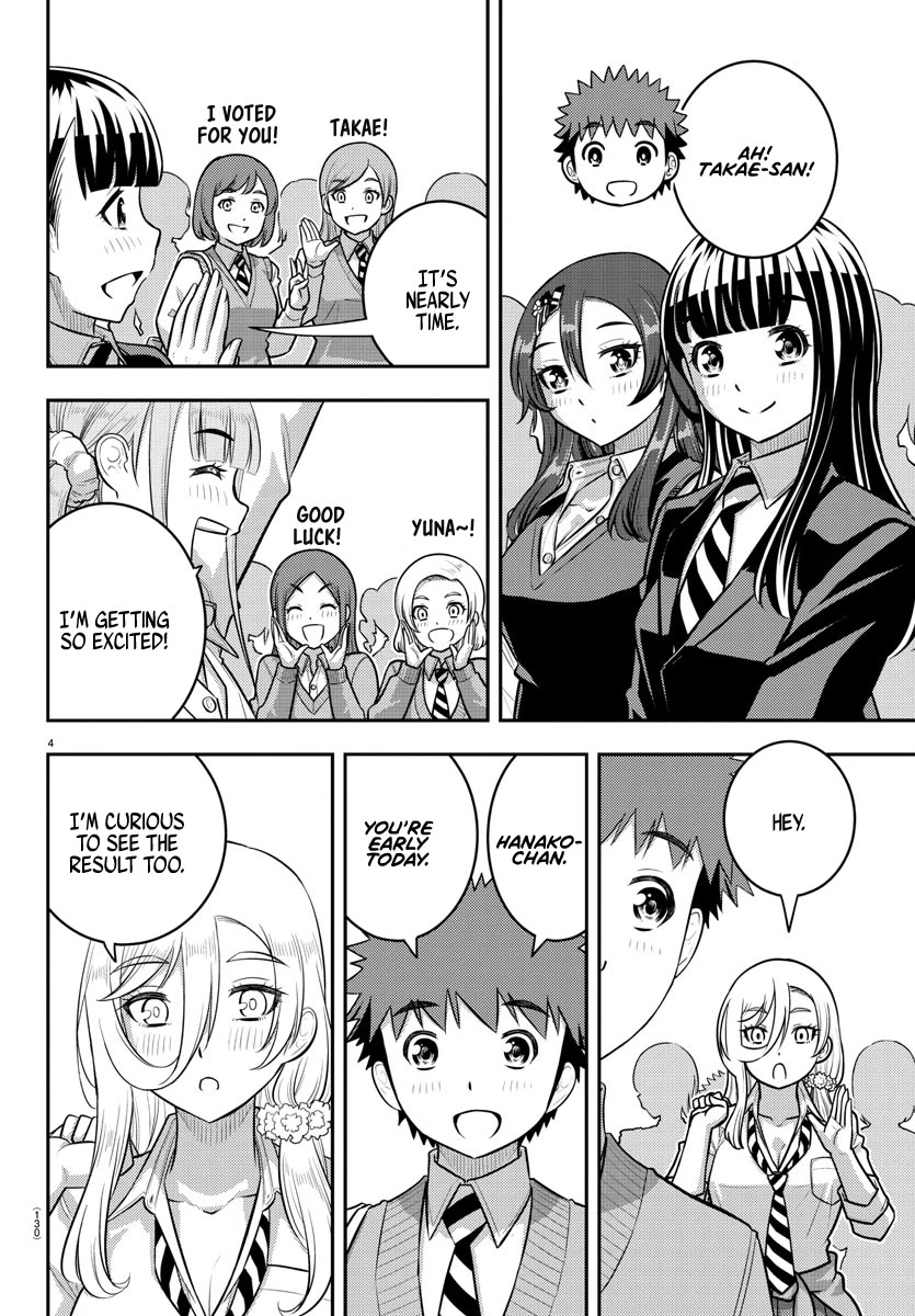 Yankee JK KuzuHana-chan Chapter 218 page 4 - Chapter 218: The New Student Council President
