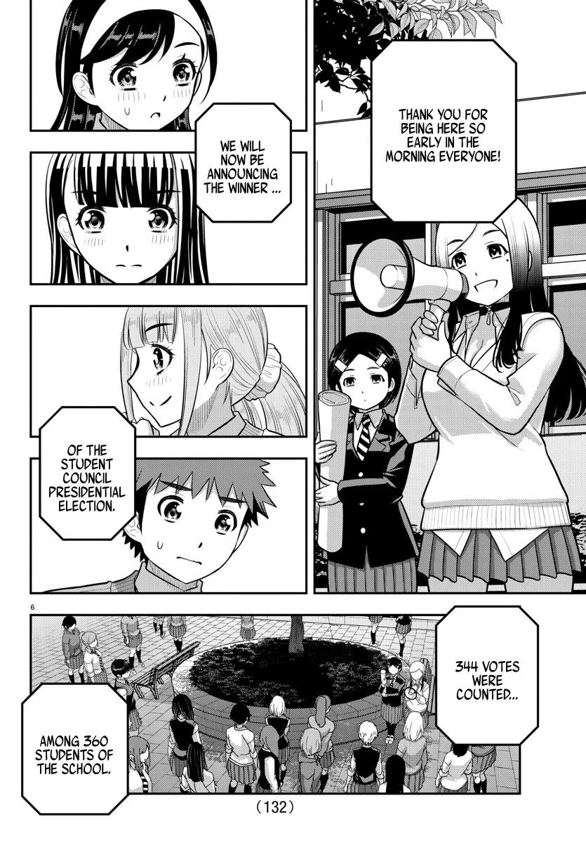 Yankee JK KuzuHana-chan Chapter 218 page 6 - Chapter 218: The New Student Council President