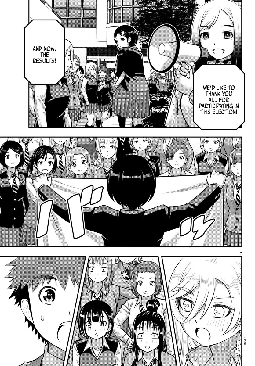 Yankee JK KuzuHana-chan Chapter 218 page 7 - Chapter 218: The New Student Council President