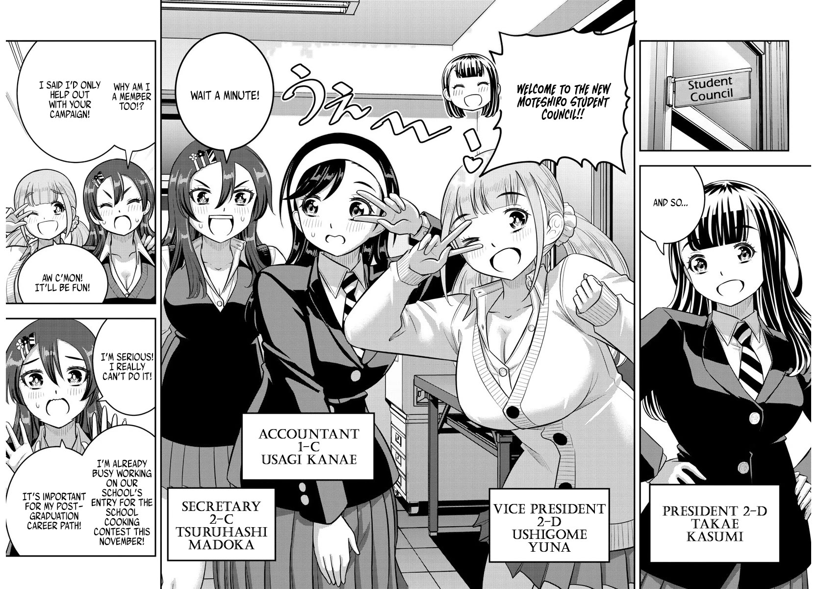 Yankee JK KuzuHana-chan Chapter 219 page 8 - Chapter 219: The New Student Council