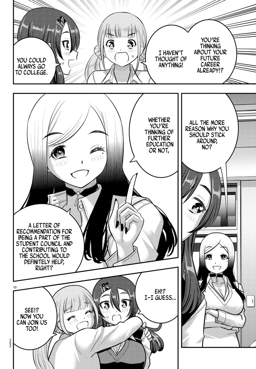 Yankee JK KuzuHana-chan Chapter 219 page 9 - Chapter 219: The New Student Council