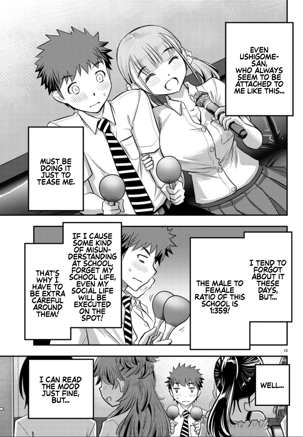 Yankee JK KuzuHana-chan Chapter 22 page 14 - Chapter 22: Everyone is here! At the Karaoke!