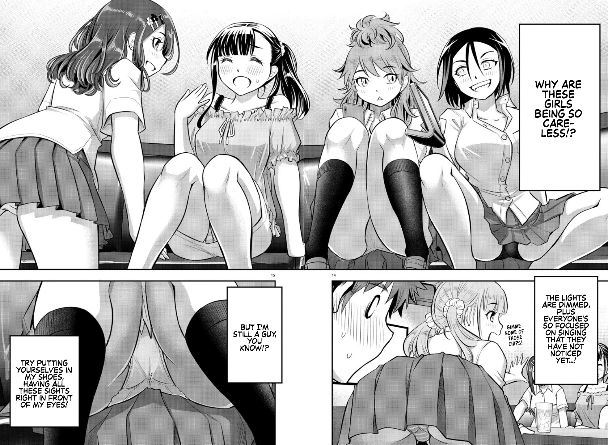 Yankee JK KuzuHana-chan Chapter 22 page 15 - Chapter 22: Everyone is here! At the Karaoke!