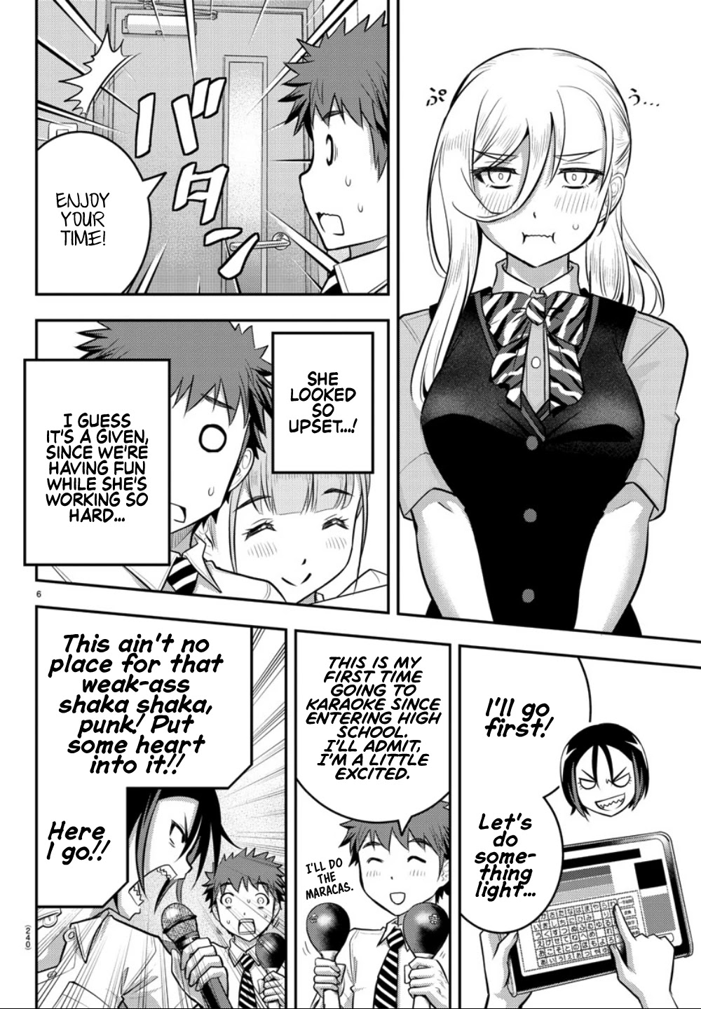 Yankee JK KuzuHana-chan Chapter 22 page 7 - Chapter 22: Everyone is here! At the Karaoke!