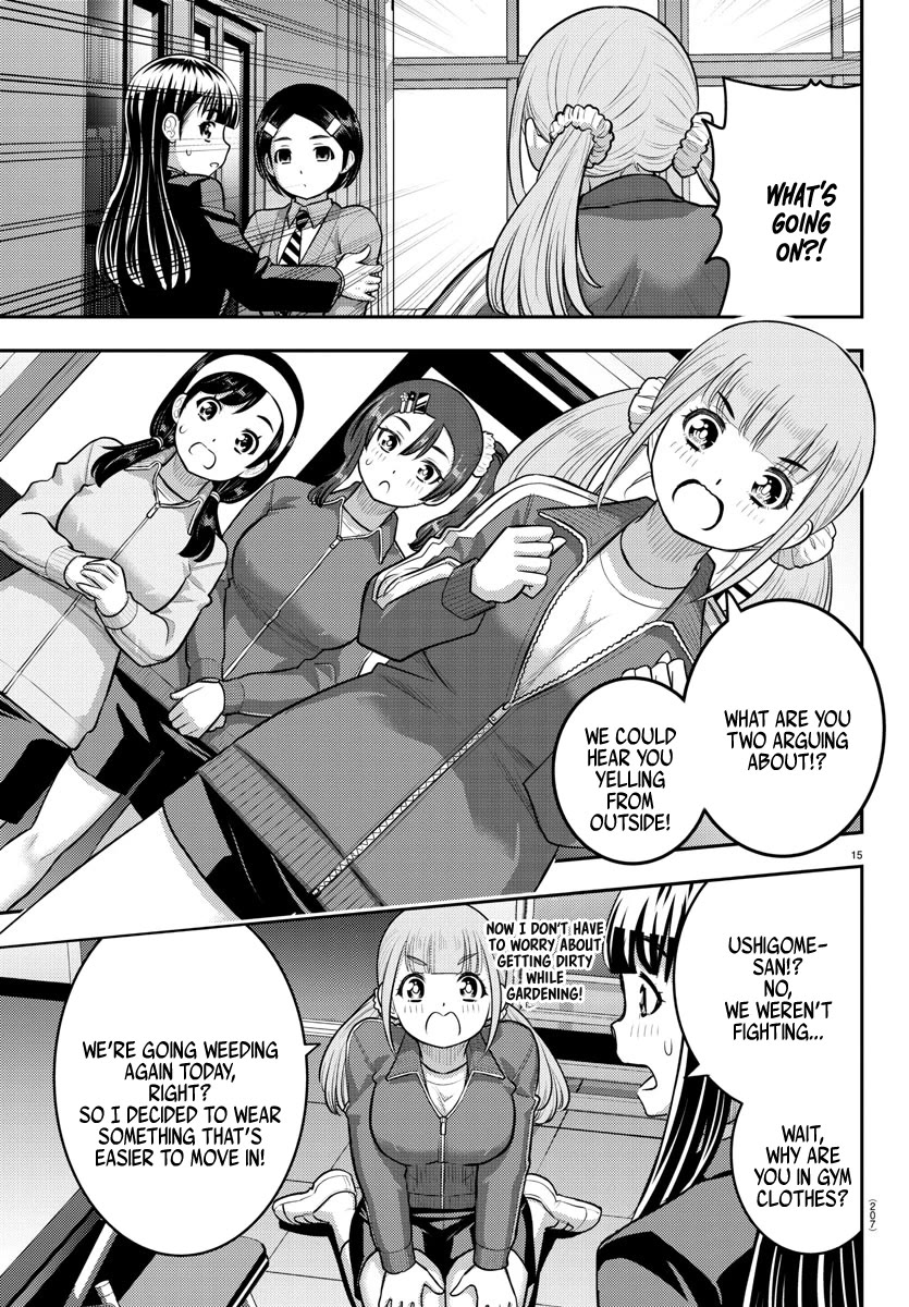 Yankee JK KuzuHana-chan Chapter 221 page 15 - Chapter 221: Behind the Poker Face