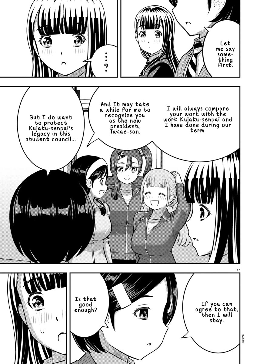 Yankee JK KuzuHana-chan Chapter 221 page 17 - Chapter 221: Behind the Poker Face