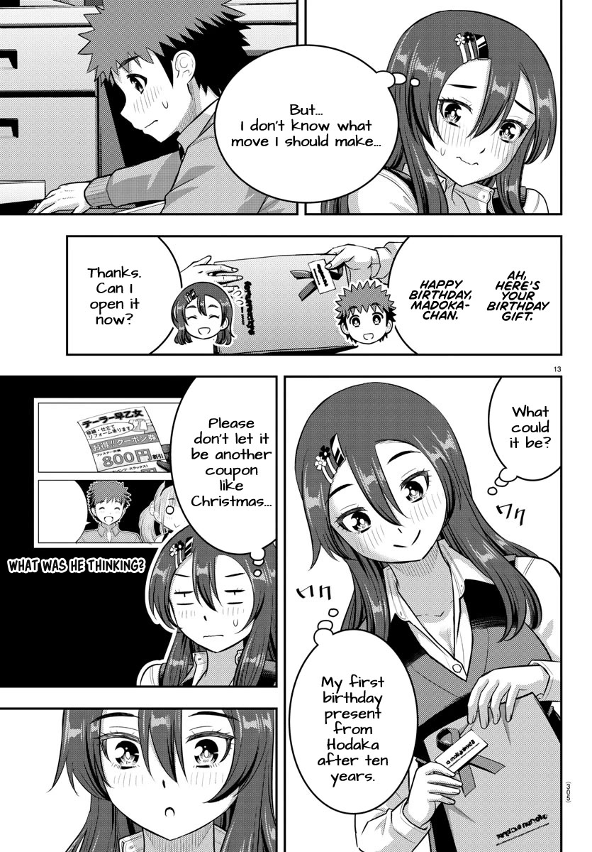 Yankee JK KuzuHana-chan Chapter 222 page 13 - Chapter 222: Madoka's Birthday