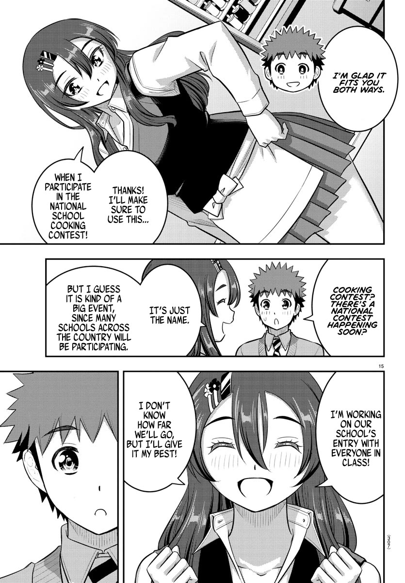 Yankee JK KuzuHana-chan Chapter 222 page 15 - Chapter 222: Madoka's Birthday