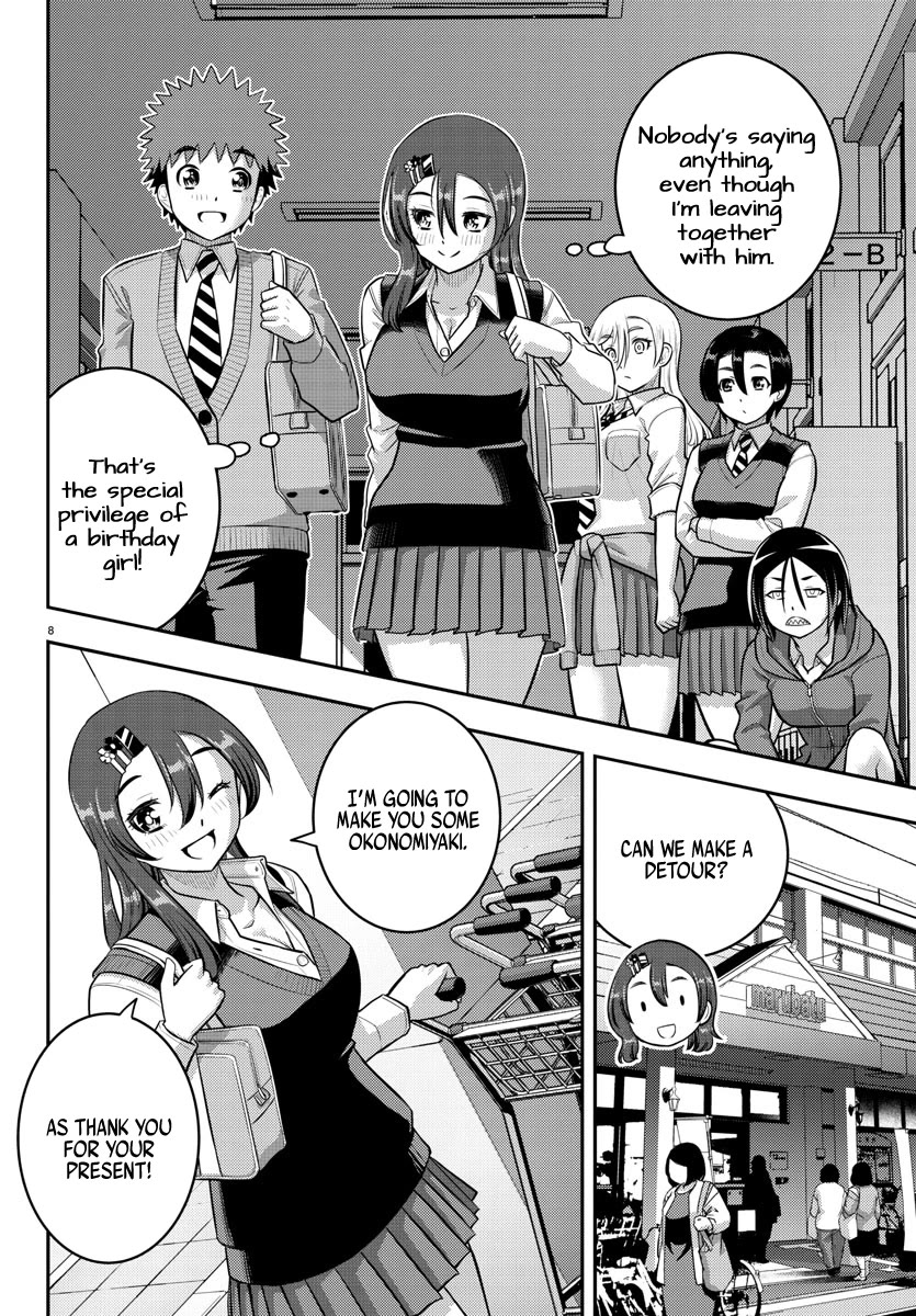 Yankee JK KuzuHana-chan Chapter 222 page 8 - Chapter 222: Madoka's Birthday