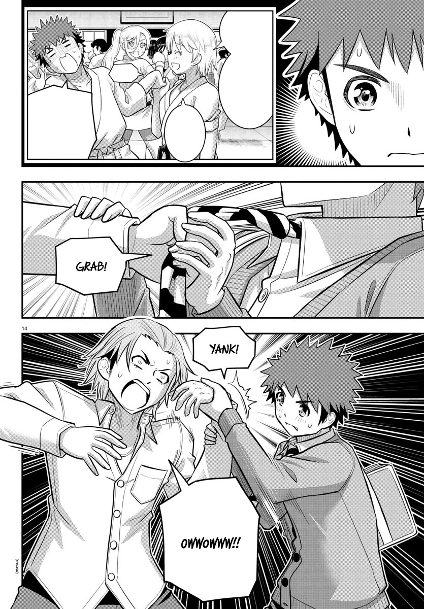 Yankee JK KuzuHana-chan Chapter 225 page 14 - Chapter 225: Accident in the back alley