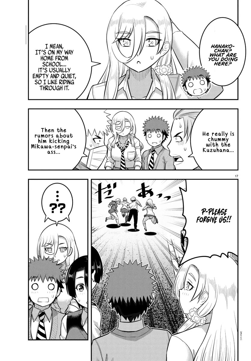 Yankee JK KuzuHana-chan Chapter 225 page 17 - Chapter 225: Accident in the back alley