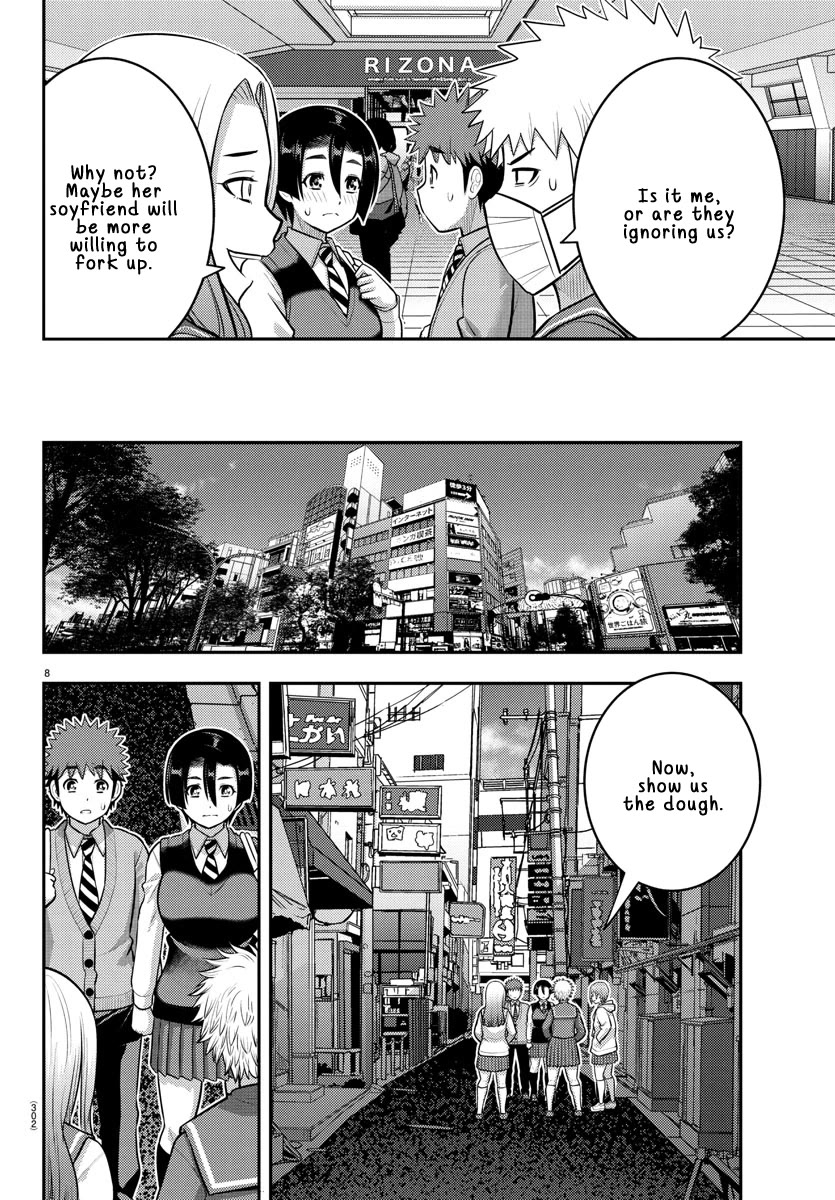 Yankee JK KuzuHana-chan Chapter 225 page 8 - Chapter 225: Accident in the back alley
