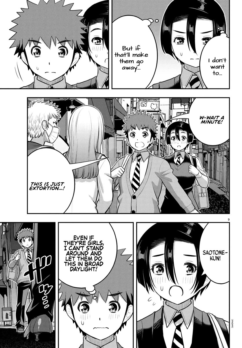 Yankee JK KuzuHana-chan Chapter 225 page 9 - Chapter 225: Accident in the back alley