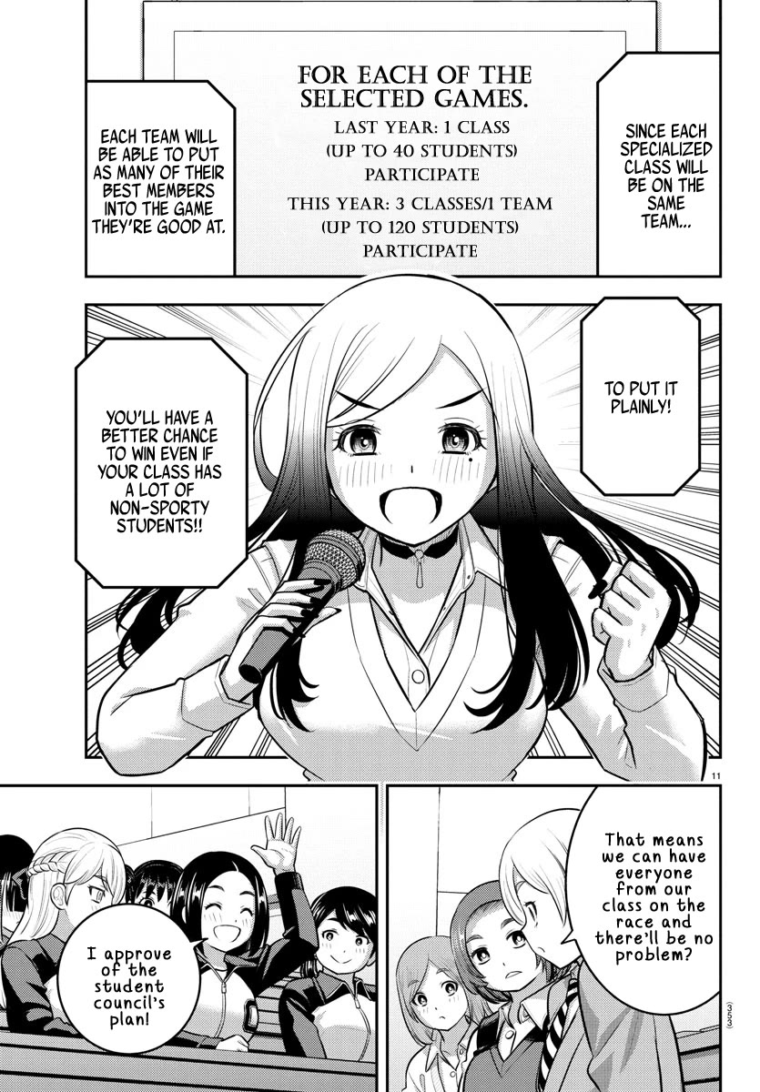 Yankee JK KuzuHana-chan Chapter 227 page 11 - Chapter 227: Sports Festival Planning Meeting