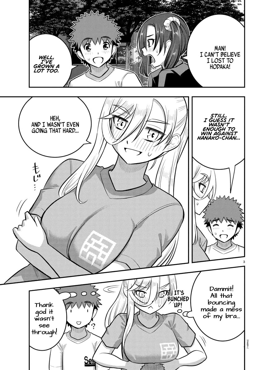 Yankee JK KuzuHana-chan Chapter 232 page 3 - Chapter 232: Pole-Pulling Game