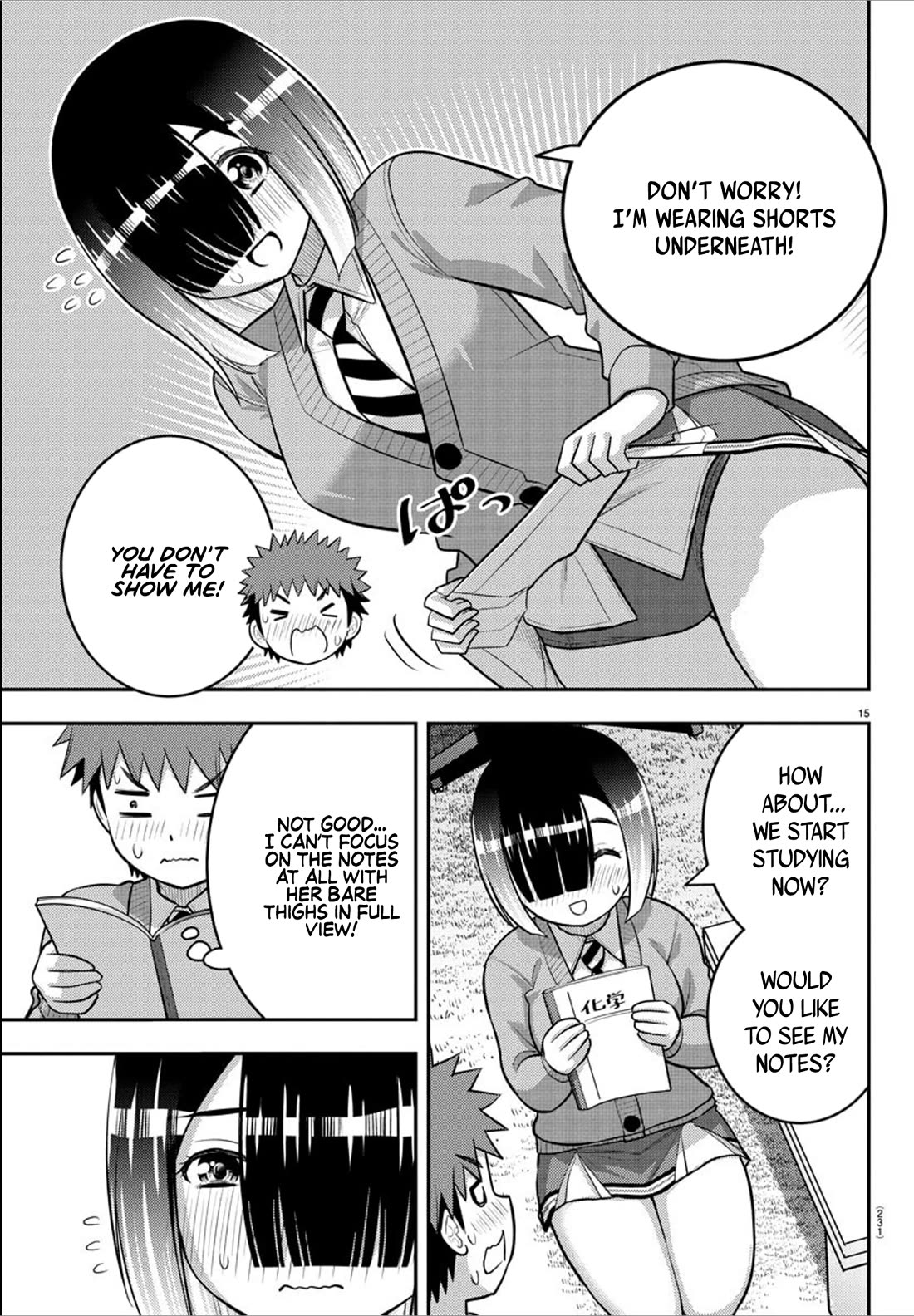 Yankee JK KuzuHana-chan Chapter 241 page 15 - Chapter 241: Test Study Group