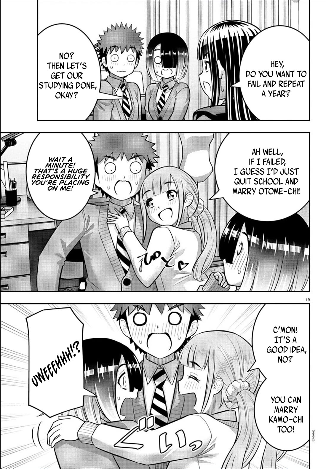 Yankee JK KuzuHana-chan Chapter 241 page 19 - Chapter 241: Test Study Group