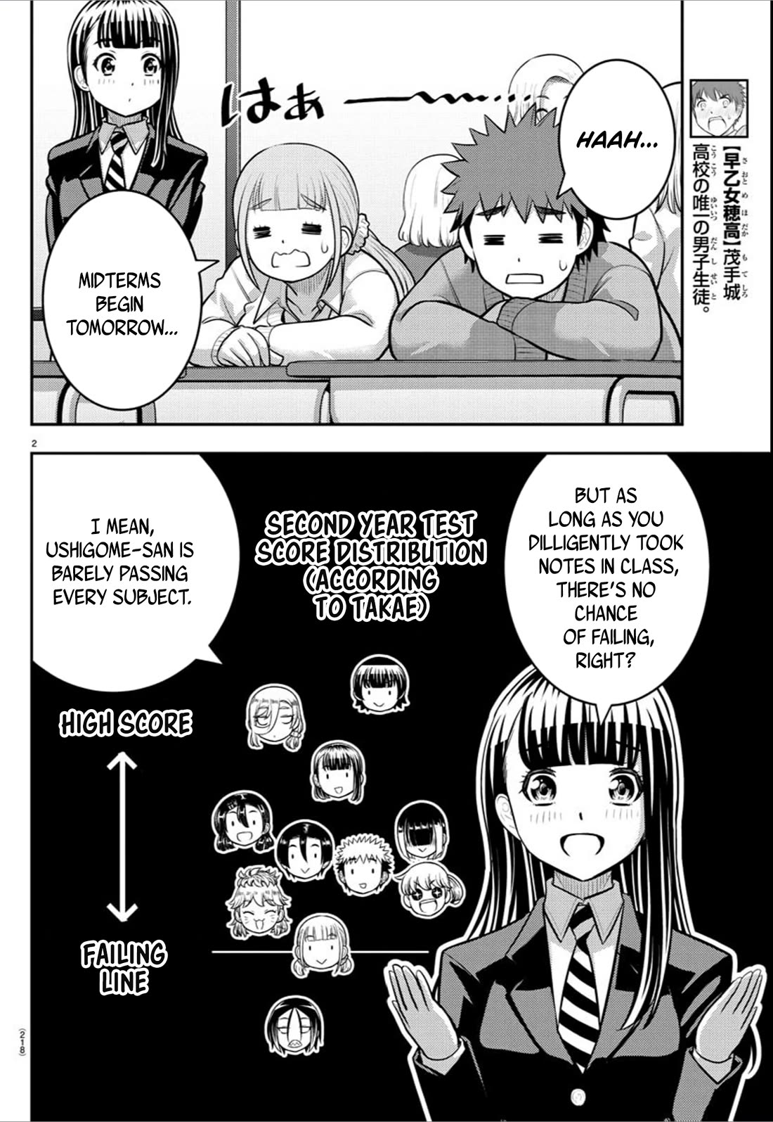 Yankee JK KuzuHana-chan Chapter 241 page 2 - Chapter 241: Test Study Group