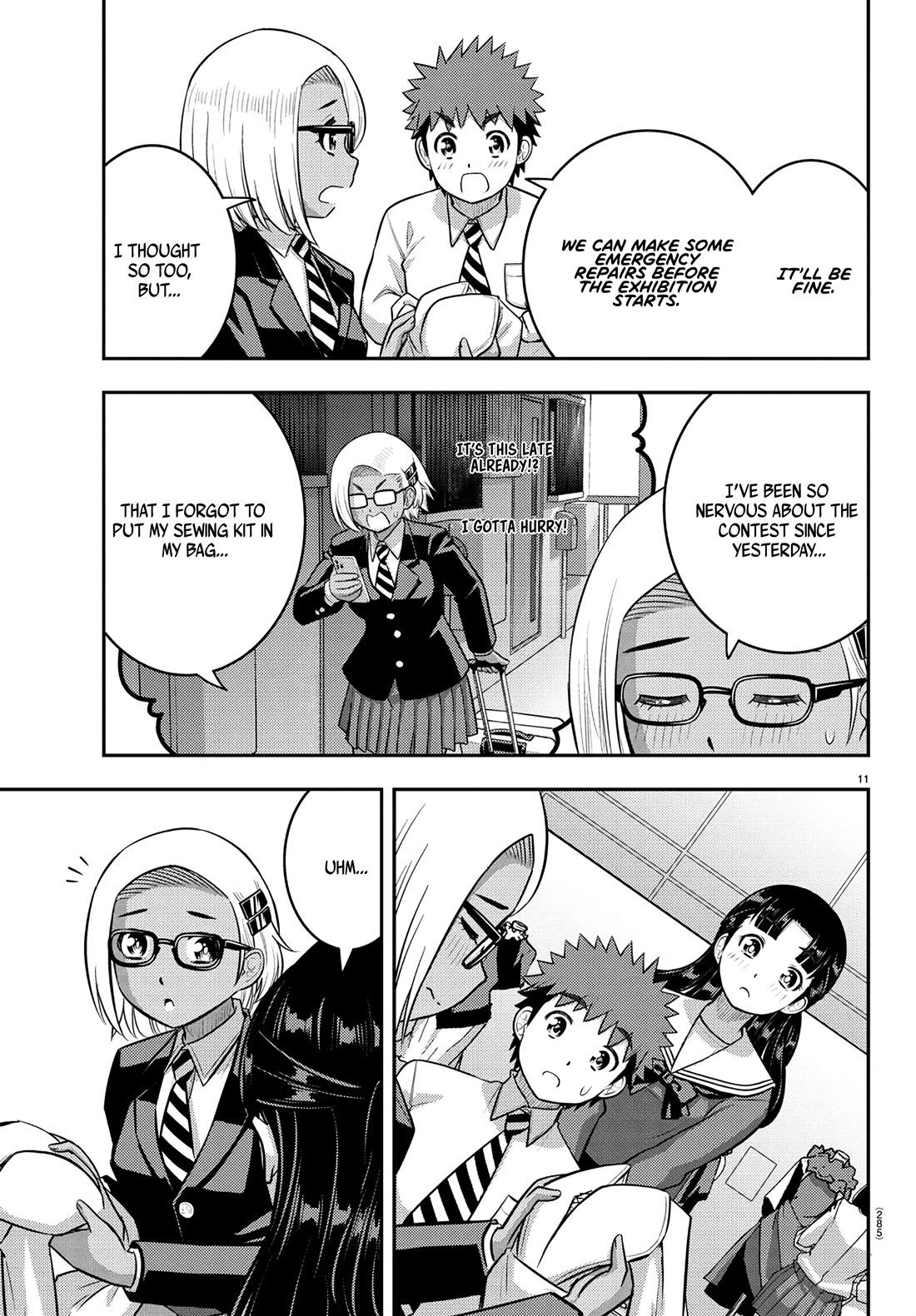Yankee JK KuzuHana-chan Chapter 244 page 11 - Chapter 244: Burning Soul of Fashion