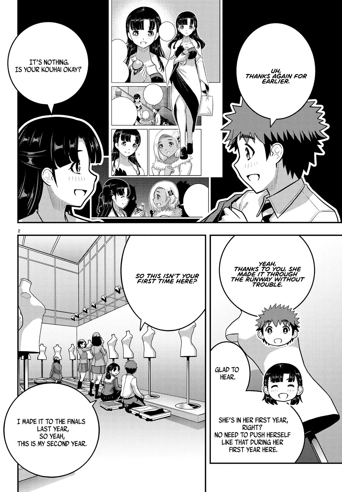 Yankee JK KuzuHana-chan Chapter 244 page 2 - Chapter 244: Burning Soul of Fashion