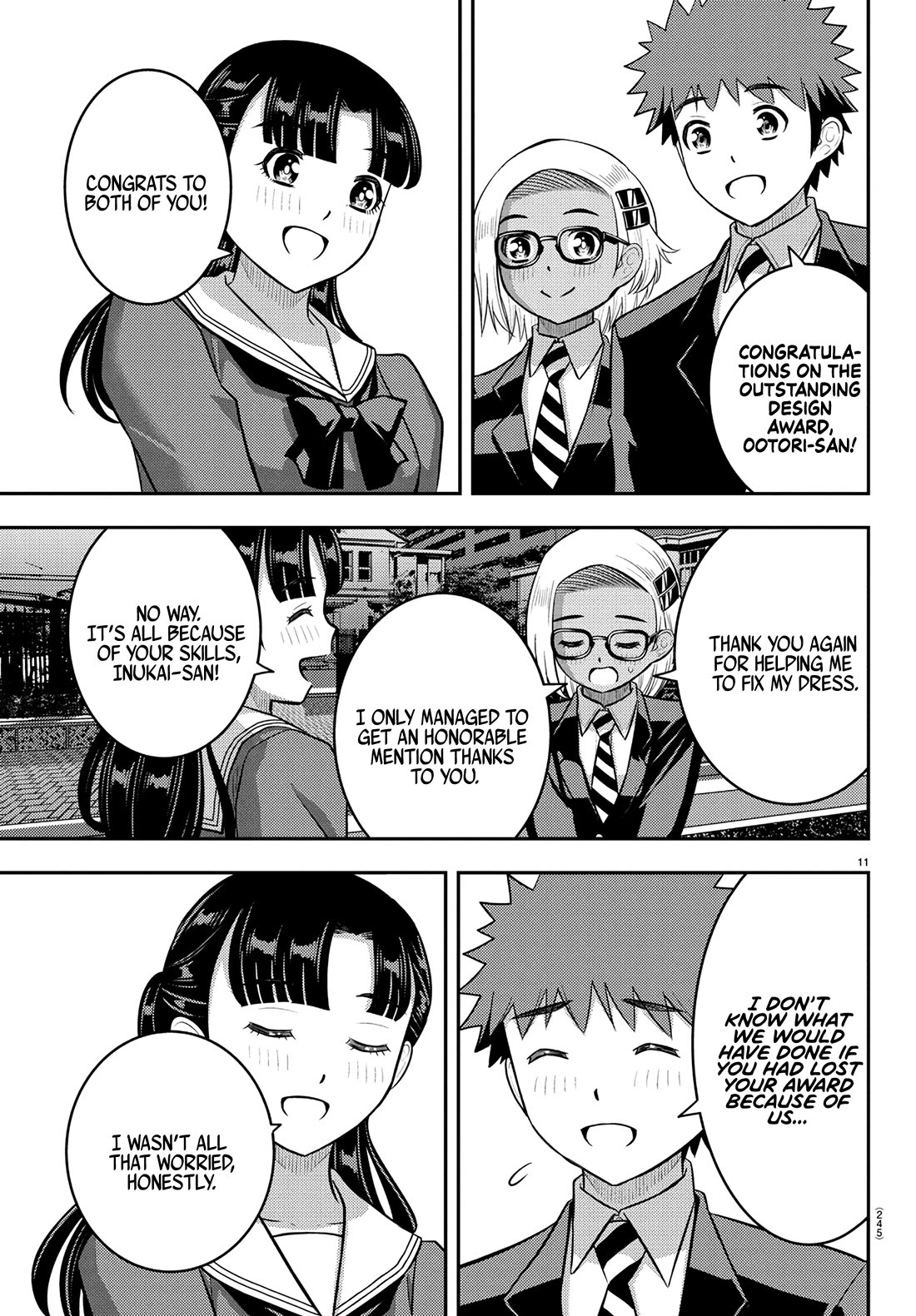 Yankee JK KuzuHana-chan Chapter 245 page 11 - Chapter 245: Let's meet again someday