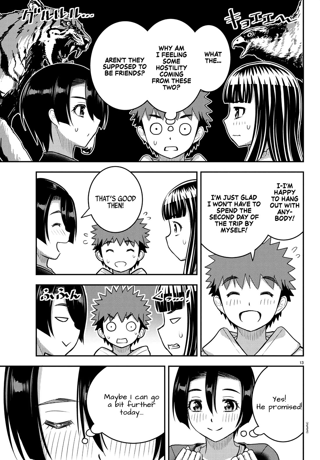 Yankee JK KuzuHana-chan Chapter 246 page 13 - Chapter 246: Hawk vs Tiger