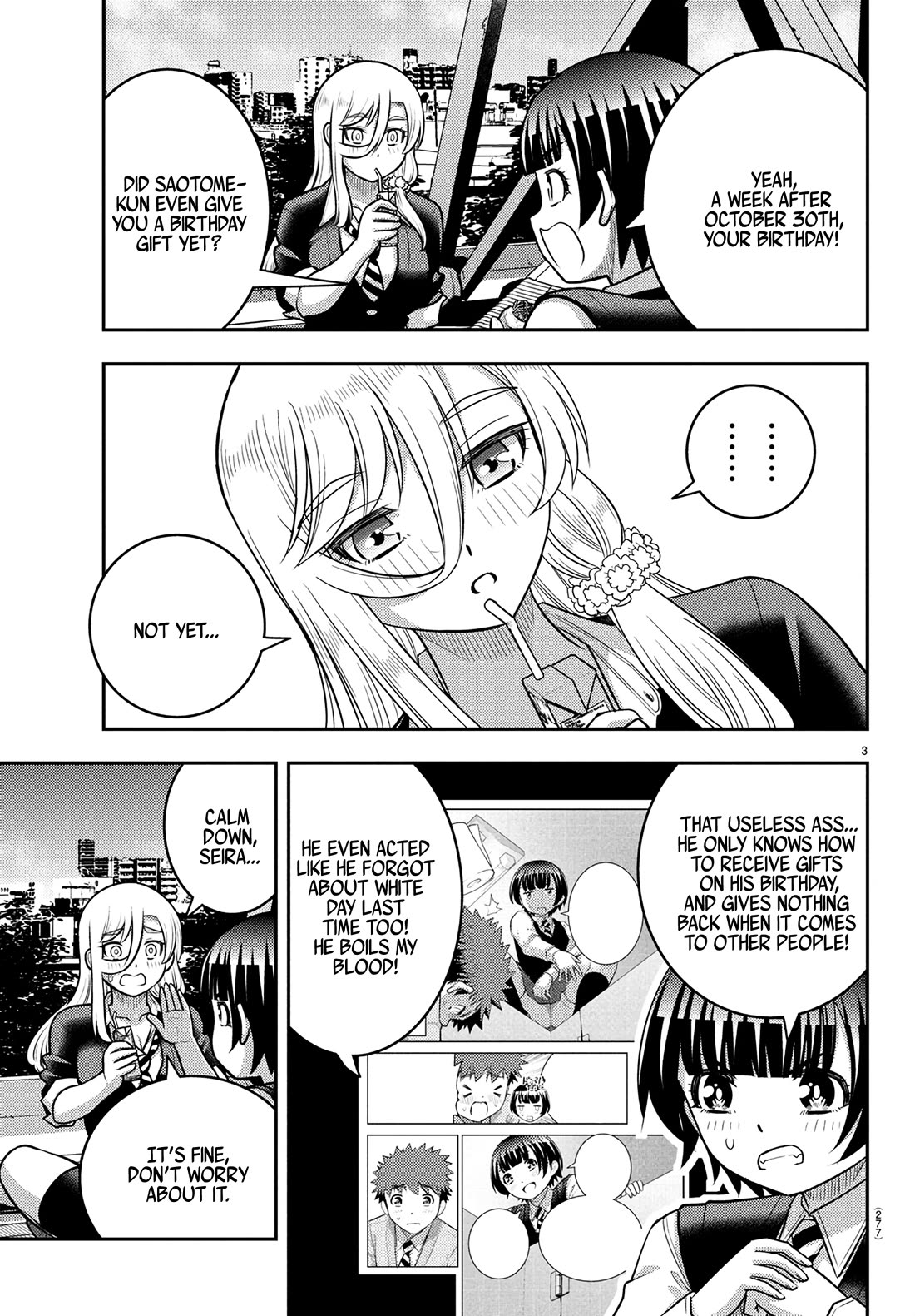 Yankee JK KuzuHana-chan Chapter 247 page 3 - Chapter 247: Hanako's Birthday
