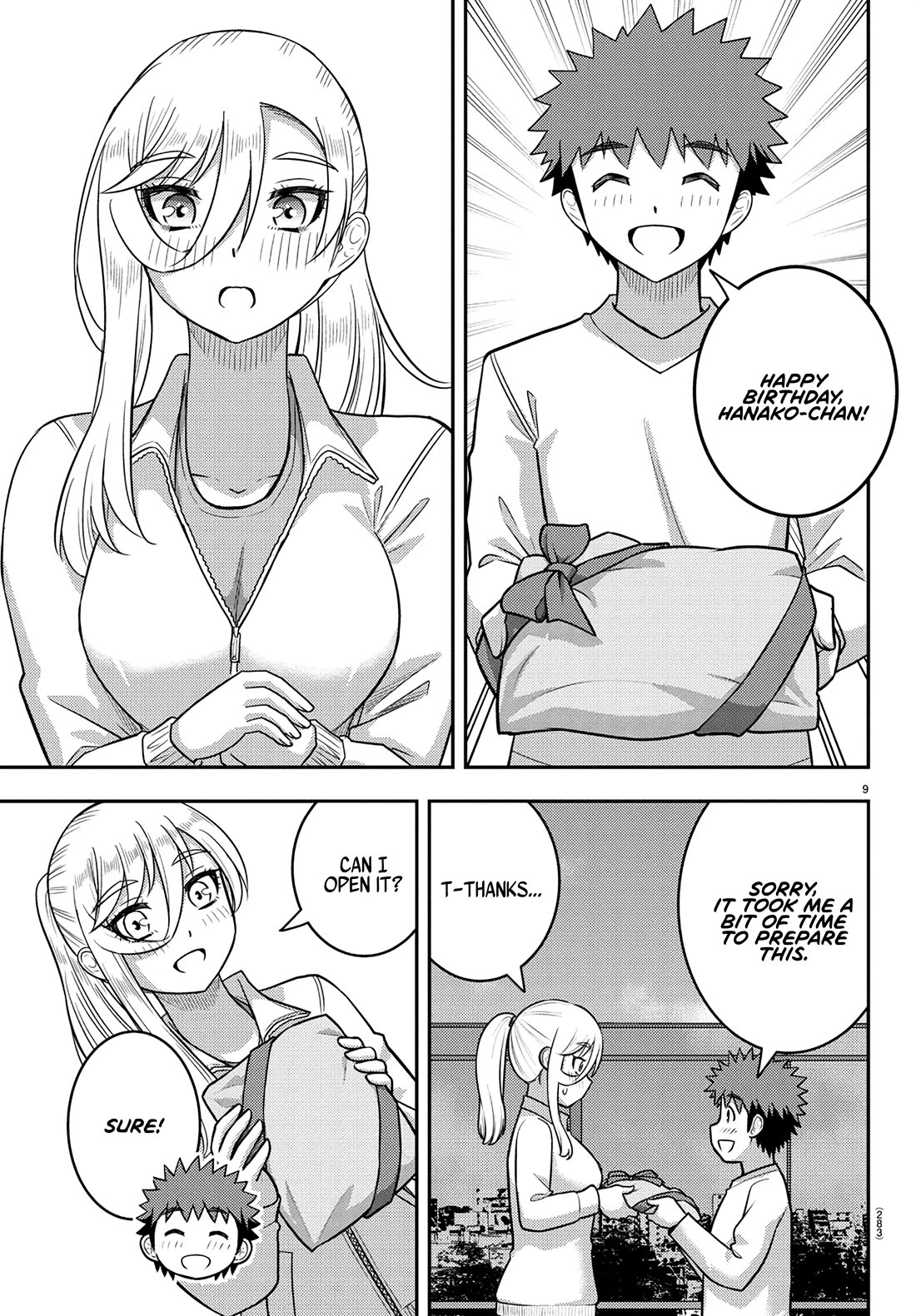 Yankee JK KuzuHana-chan Chapter 247 page 9 - Chapter 247: Hanako's Birthday
