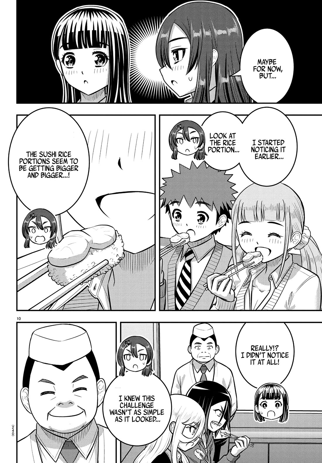 Yankee JK KuzuHana-chan Chapter 248 page 10 - Chapter 248: Sushi Max