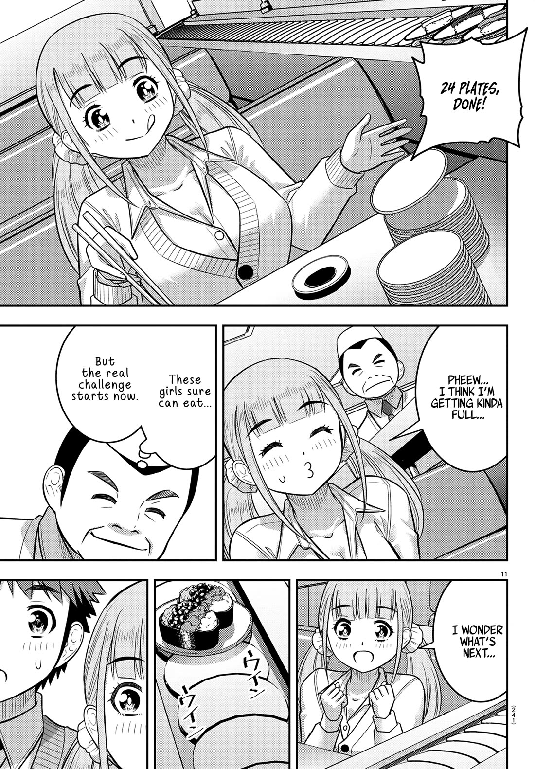 Yankee JK KuzuHana-chan Chapter 248 page 11 - Chapter 248: Sushi Max