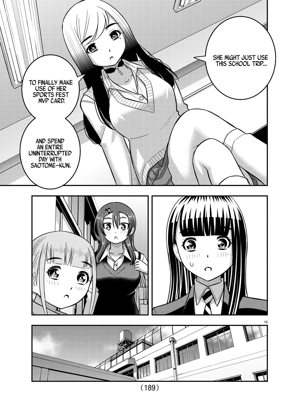 Yankee JK KuzuHana-chan Chapter 249 page 13 - Chapter 249: Looking Forward to the School Trip
