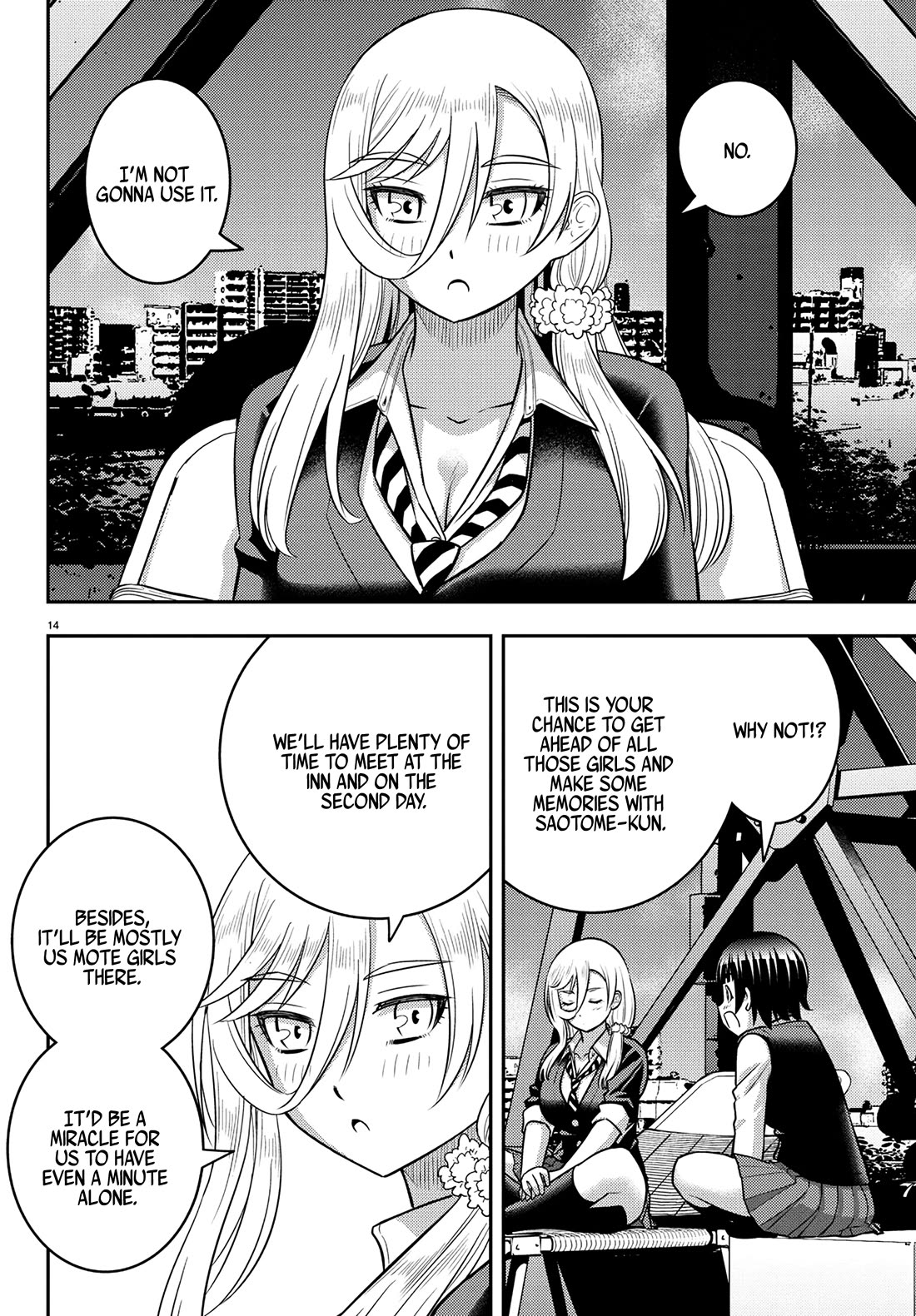 Yankee JK KuzuHana-chan Chapter 249 page 14 - Chapter 249: Looking Forward to the School Trip