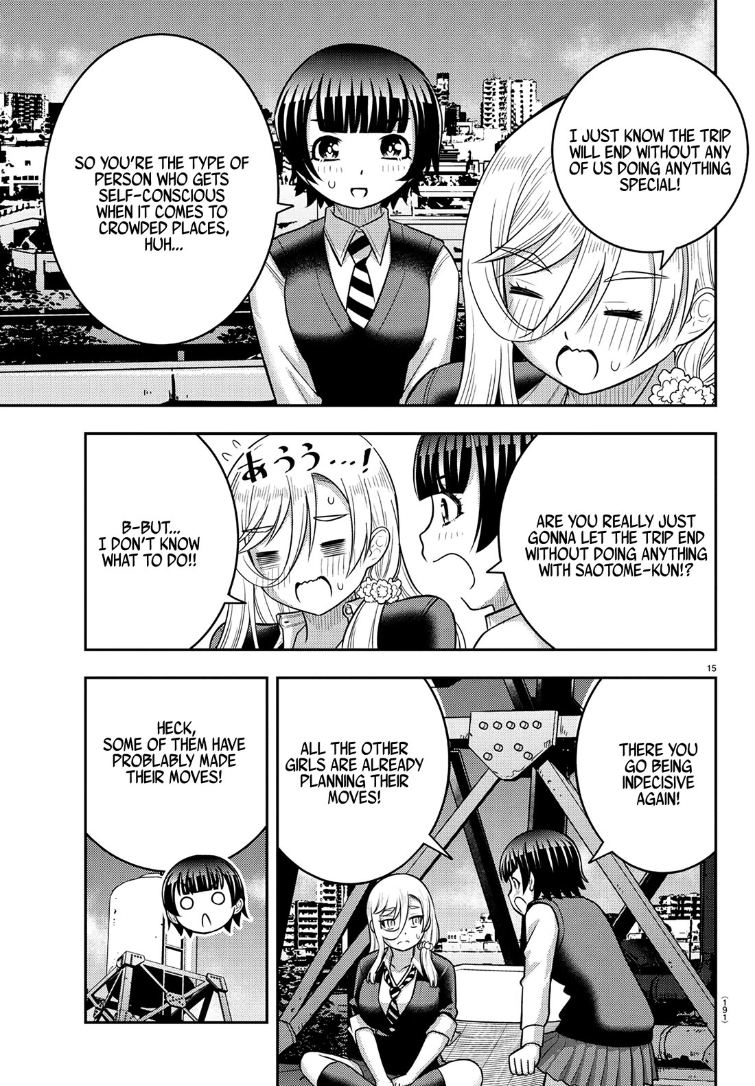 Yankee JK KuzuHana-chan Chapter 249 page 15 - Chapter 249: Looking Forward to the School Trip