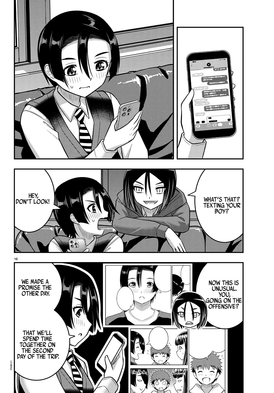 Yankee JK KuzuHana-chan Chapter 249 page 16 - Chapter 249: Looking Forward to the School Trip