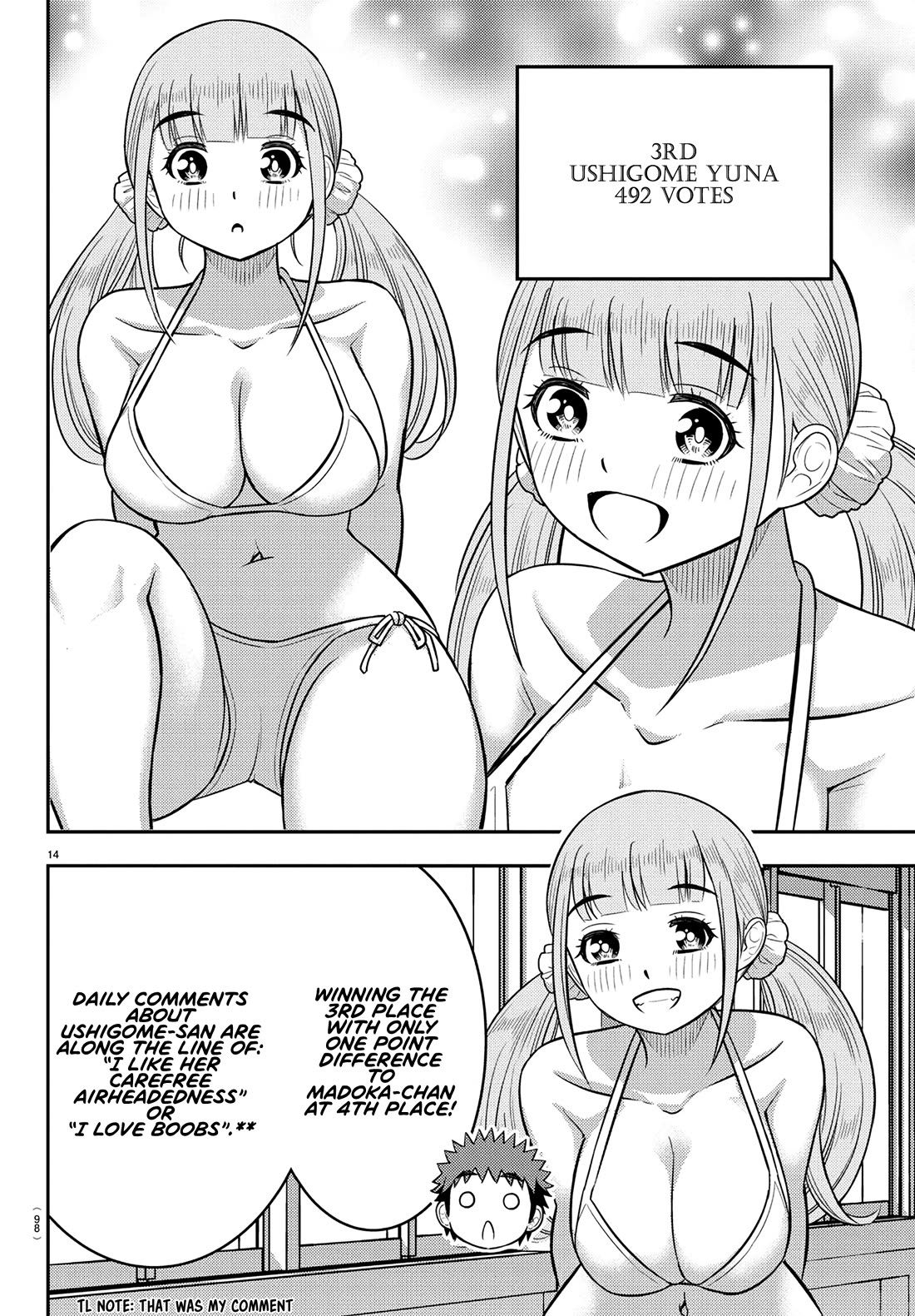 Yankee JK KuzuHana-chan Chapter 250.1 page 15 - Chapter 250.1: Popularity contest winners!!
