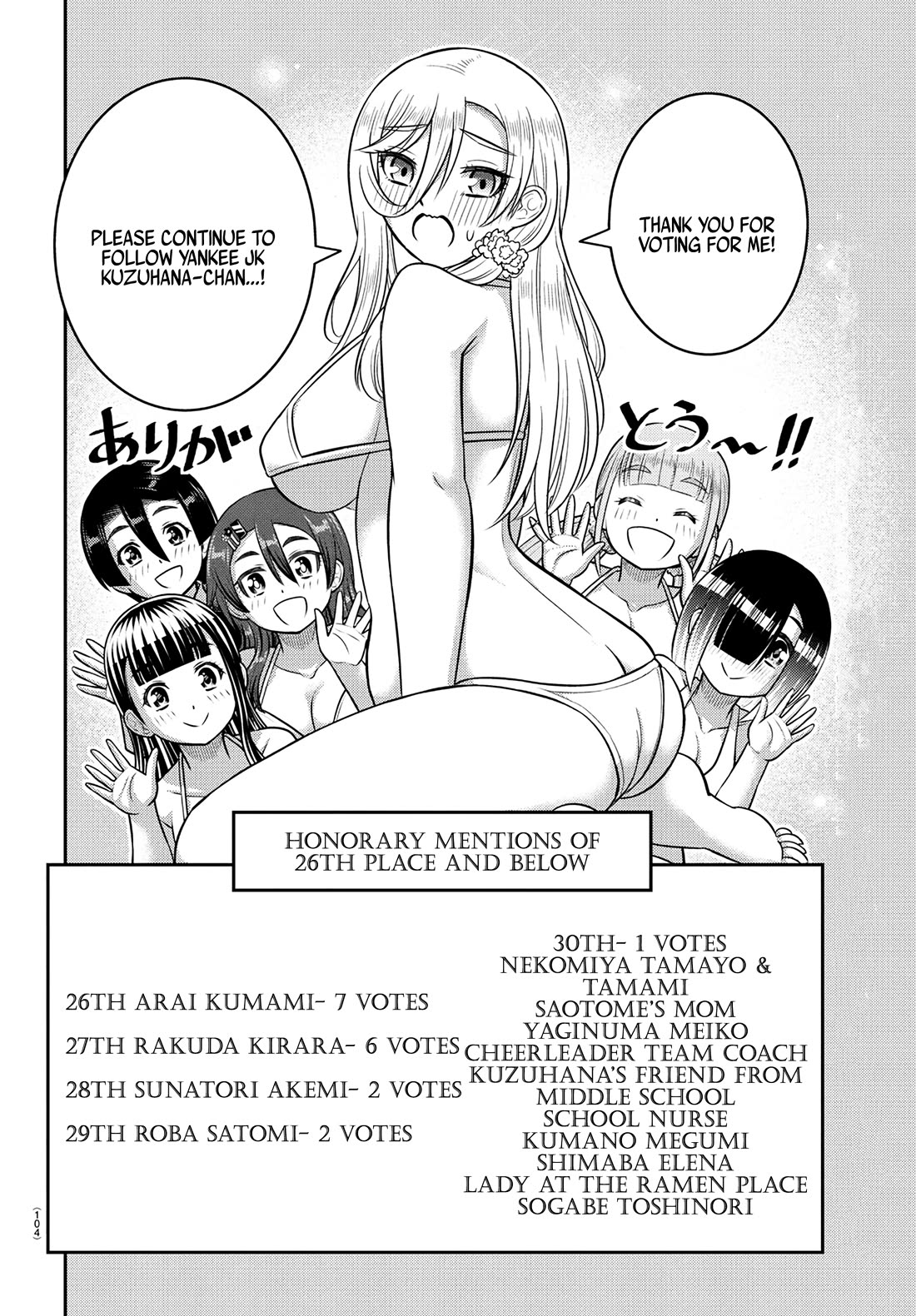 Yankee JK KuzuHana-chan Chapter 250.1 page 21 - Chapter 250.1: Popularity contest winners!!