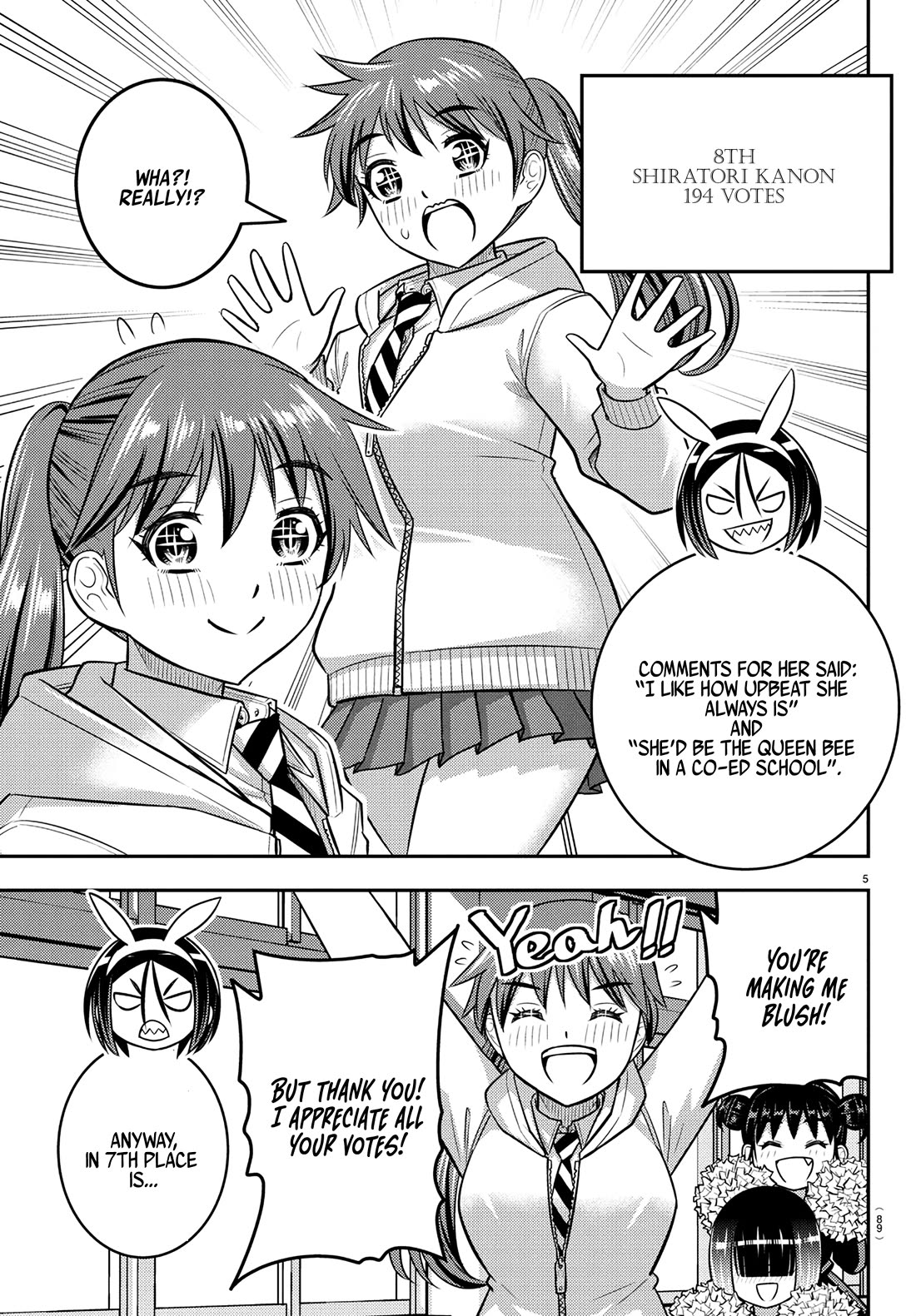 Yankee JK KuzuHana-chan Chapter 250.1 page 6 - Chapter 250.1: Popularity contest winners!!