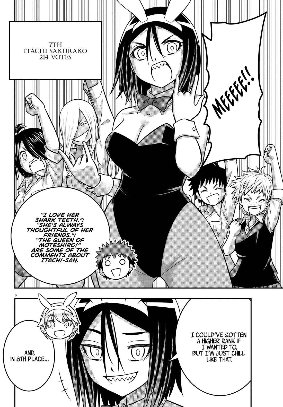 Yankee JK KuzuHana-chan Chapter 250.1 page 7 - Chapter 250.1: Popularity contest winners!!