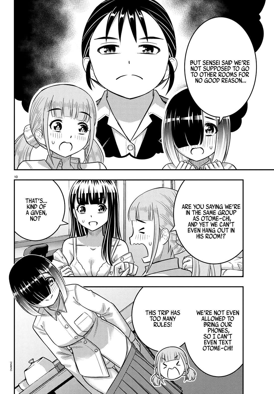 Yankee JK KuzuHana-chan Chapter 250 page 9 - Chapter 250: The School Trip
