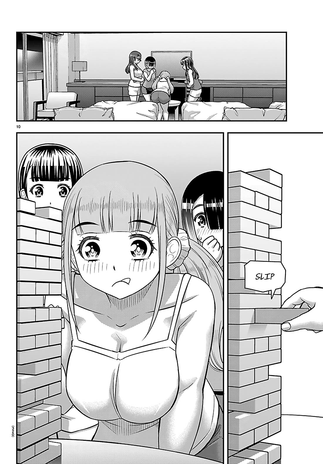 Yankee JK KuzuHana-chan Chapter 253 page 10 - Chapter 253: Jenga! A Young Girls' Battle!